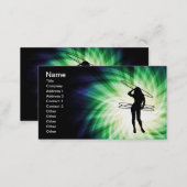 Hula Hoop Girl; Cool Business Card (Front/Back)