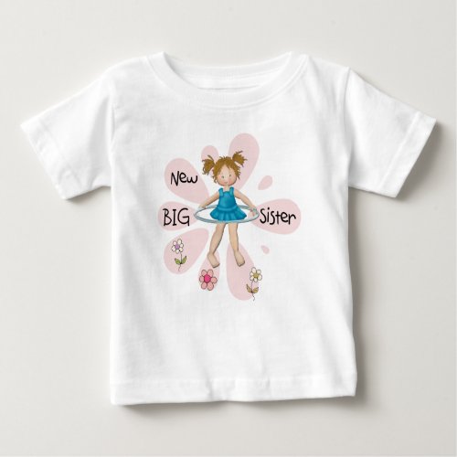 Hula Hoop New Big Sister Baby T_Shirt