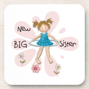 Hula Hoop New Big Sister Beverage Coaster