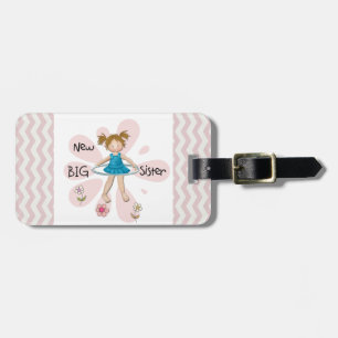 Hula Hoop New Big Sister Luggage Tag