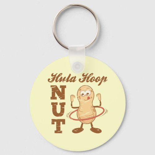 Hula Hoop Nut Keychain