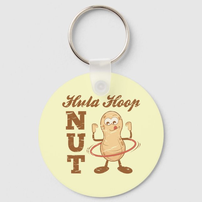 Hula Hoop Nut Keychain (Front)