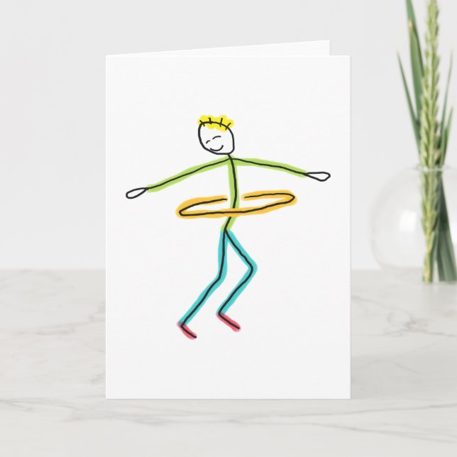 Hula Hooping Card (Front)