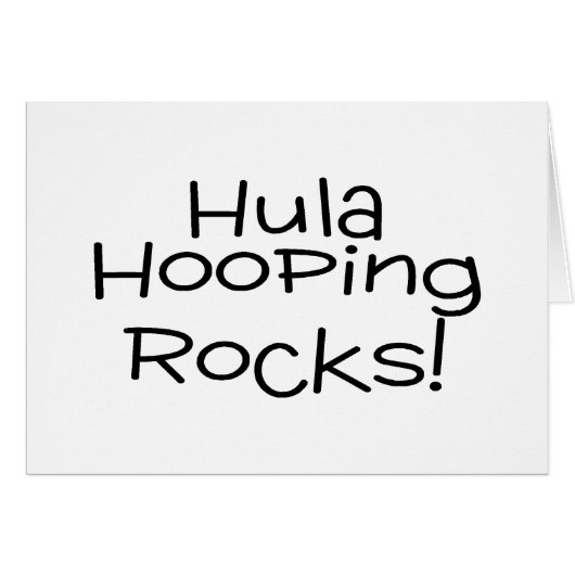 Hula Hooping Rocks Cards (Front Horizontal)
