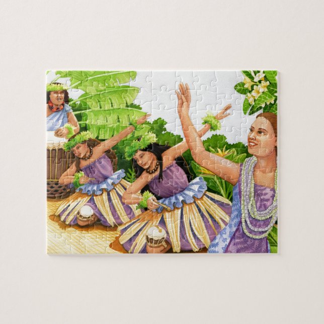 Hula Jigsaw Puzzle (Horizontal)