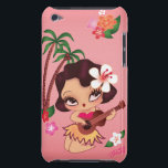 Hula Lulu Case Mate<br><div class="desc">Adorable vintage inspired hula girl playing the ukele. Her name is Hula Lulu! An original Fluff design by artist, Claudette Barjoud.</div>