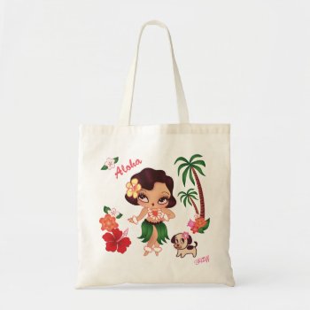 Hula Lulu Dancing- Tote By Fluff by FluffShop at Zazzle
