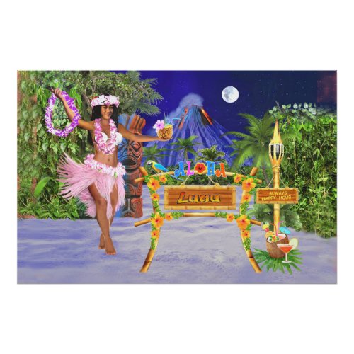 Hula On Over To Our Luau Photo Print