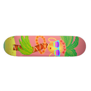 Hula Palm girl's skateboard