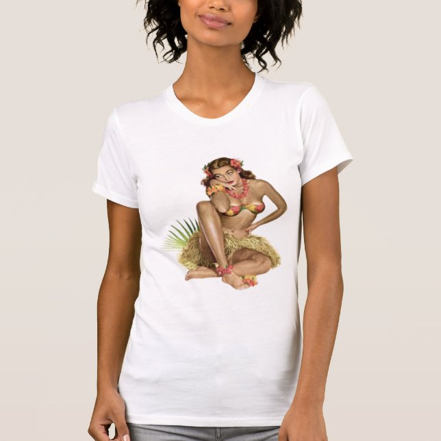 hula pinup T-Shirt (Front)