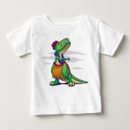 Hula Rex Baby T_Shirt
