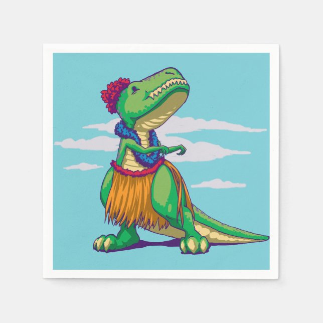 Hula Rex Napkins (Front)