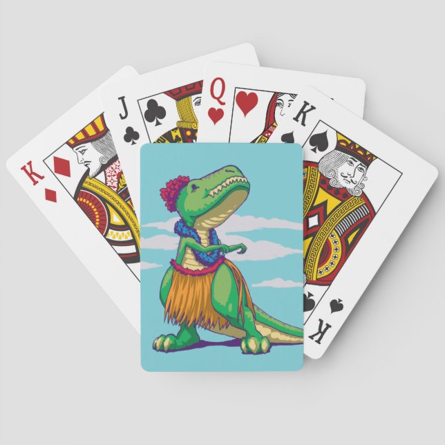 Hula Rex Poker Cards (Back)