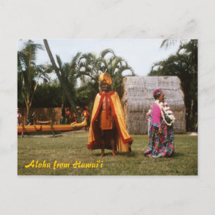 Hula Show Postcard