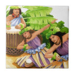 Hula Tile<br><div class="desc">The hula is a traditional Hawaiian dance that dramatizes or portrays the words of the oli or mele in a visual dance form. A complex art form, the hand movements in hula can signify aspects of nature, such as the swaying of a tree in the breeze or a wave in...</div>