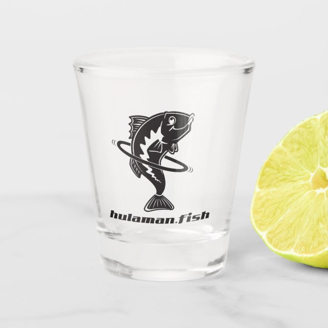 HulaMan Shot Glass (Front)
