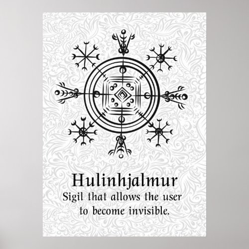Hulinhjalmur Icelandic magical sign