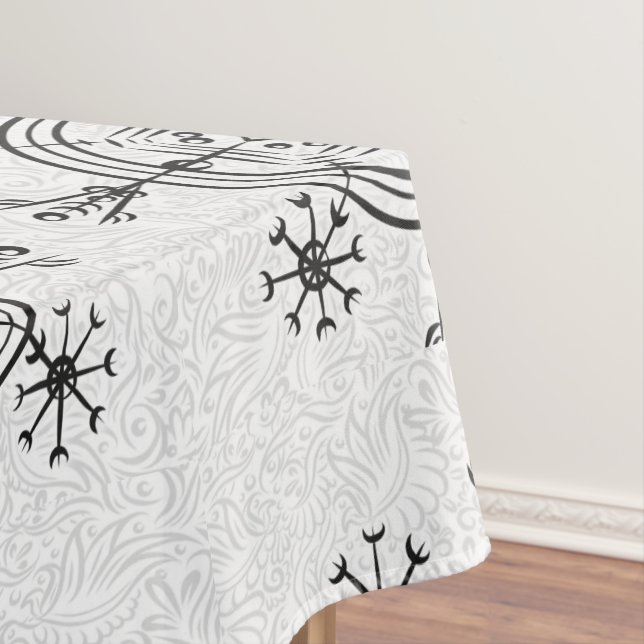 Hulinhjálmur – Norse Sigil of Invisibility Tablecloth (In Situ)
