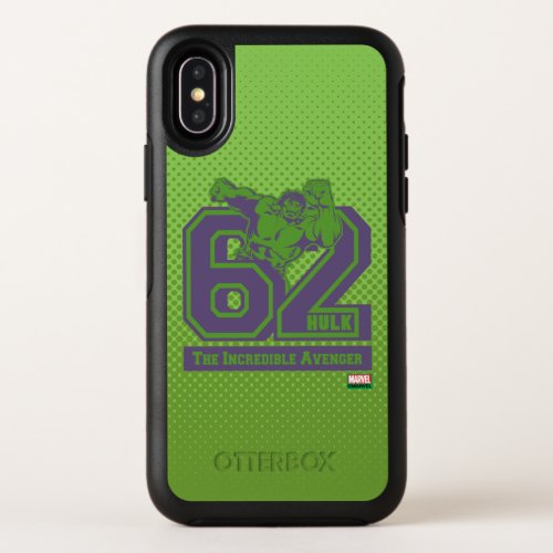 Hulk 62 Collegiate Badge OtterBox Symmetry iPhone X Case