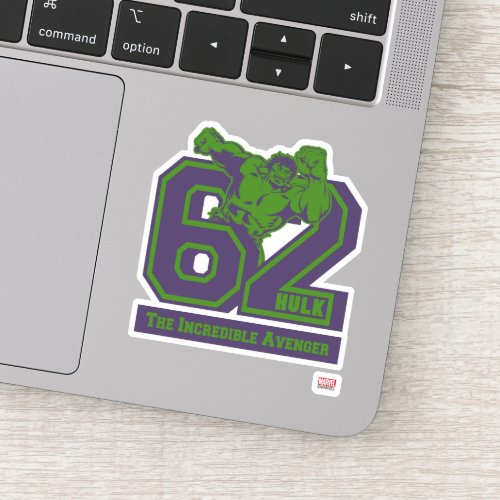 Hulk 62 Collegiate Badge Sticker