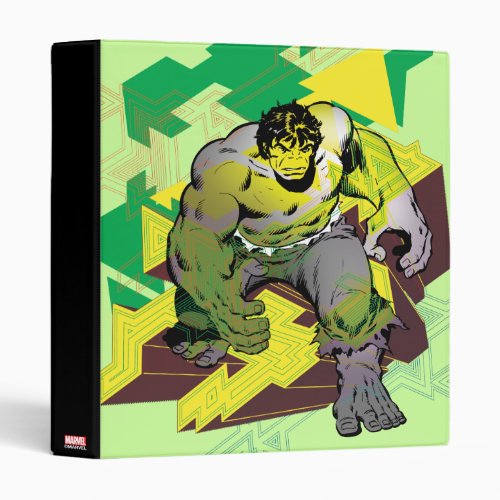 Hulk Abstract Graphic Binder