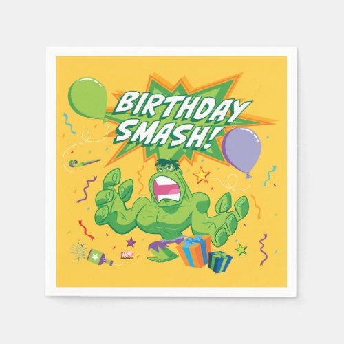 Hulk Birthday Smash Napkins