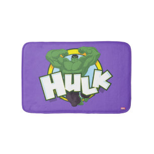 Hulk Character and Name Graphic Bath Mat