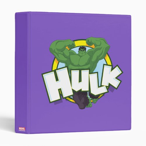 Hulk Character and Name Graphic Binder