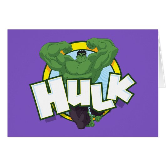 Hulk Character and Name Graphic Cards (Front Horizontal)