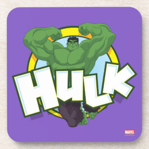 Hulk Character and Name Graphic Coaster