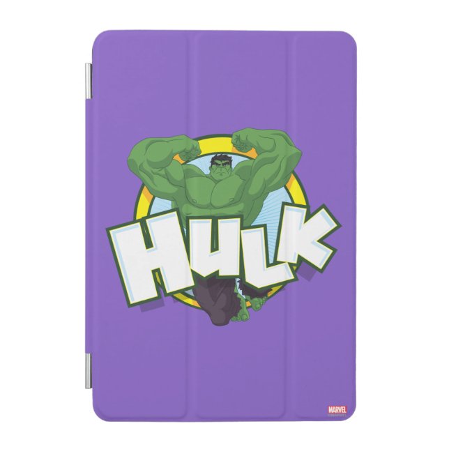 Hulk Character and Name Graphic iPad Mini Cover (Front)