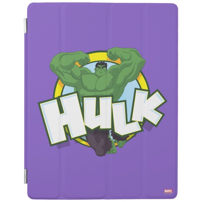 Hulk Character and Name Graphic iPad Smart Cover (Front)