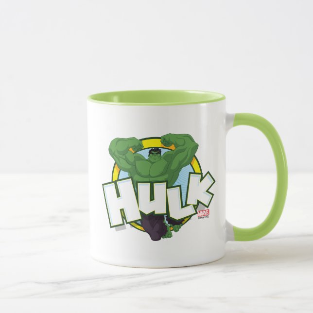 Hulk Character and Name Graphic Mug (Right)