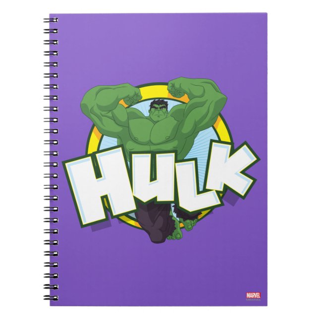 Hulk Character and Name Graphic Notebook (Front)