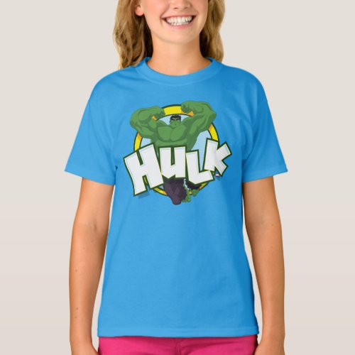 Hulk Character and Name Graphic T_Shirt
