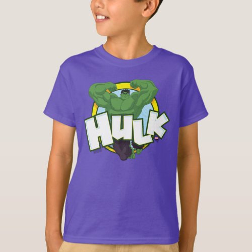 Hulk Character and Name Graphic T_Shirt