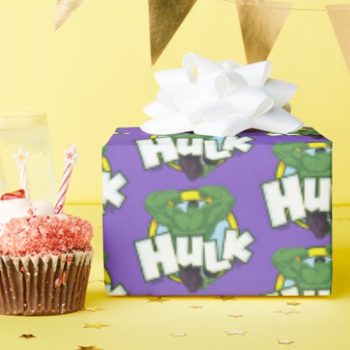 Hulk Character and Name Graphic Wrapping Paper