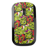Hulk Comic Block Pattern Wireless Mouse (Front)