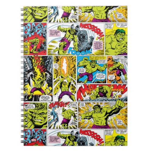 Hulk Comic Book Panel Pattern