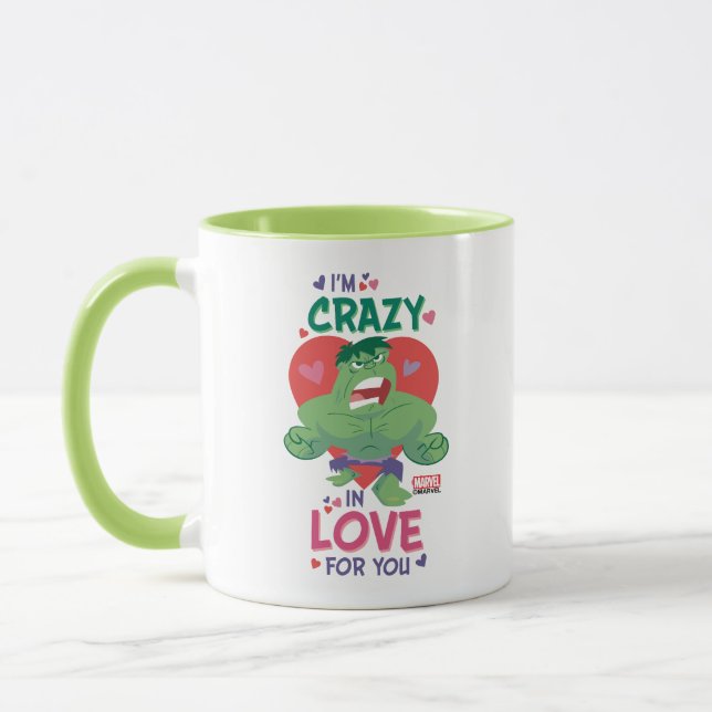 Hulk Crazy In Love For You Mug (Left)