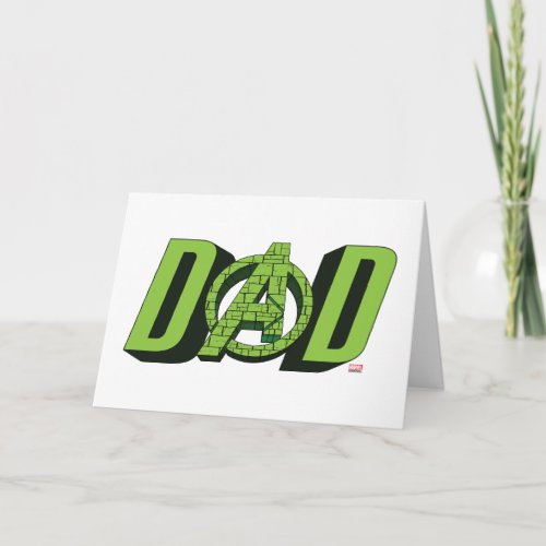 Hulk Dad Card