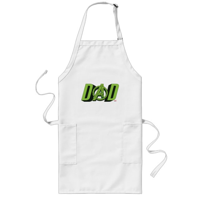 Hulk Dad Long Apron (Front)