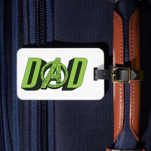Hulk Dad Luggage Tag