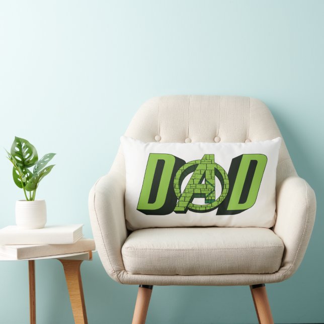 Hulk Dad Lumbar Pillow (Chair)