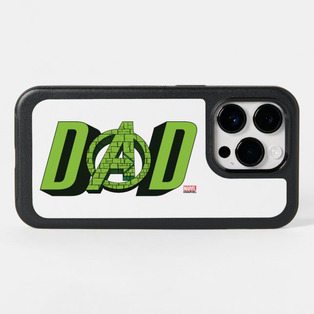Hulk Dad Otterbox iPhone Case (Back Horizontal)
