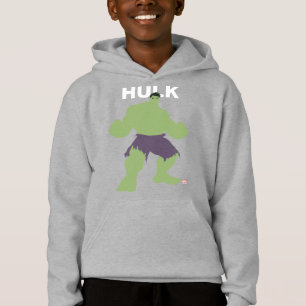 Hulk Flat Color Character Art Hoodie