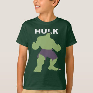 Hulk Flat Color Character Art T-Shirt