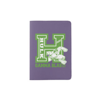 Hulk Gamma Blast Collegiate Badge Passport Holder