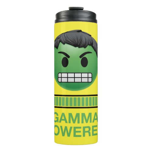 Hulk Gamma Powered Emoji Thermal Tumbler