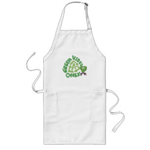 Hulk Green Vibes Only Long Apron
